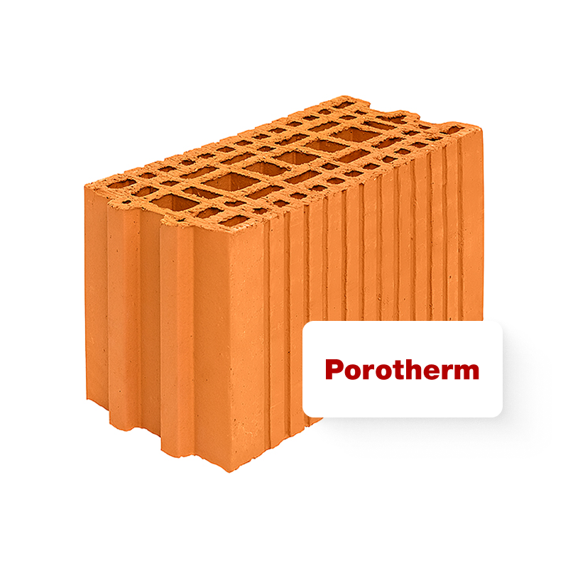 Блок Porotherm 20, 400*200*219 мм, М100