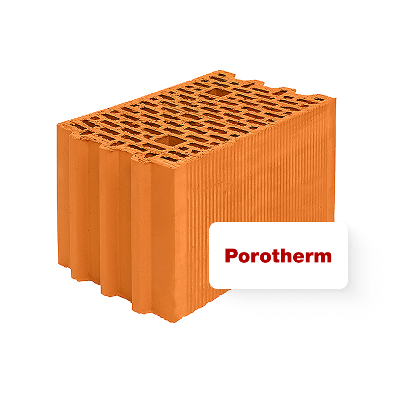Блок Porotherm 25, 375*250*219 мм, М100