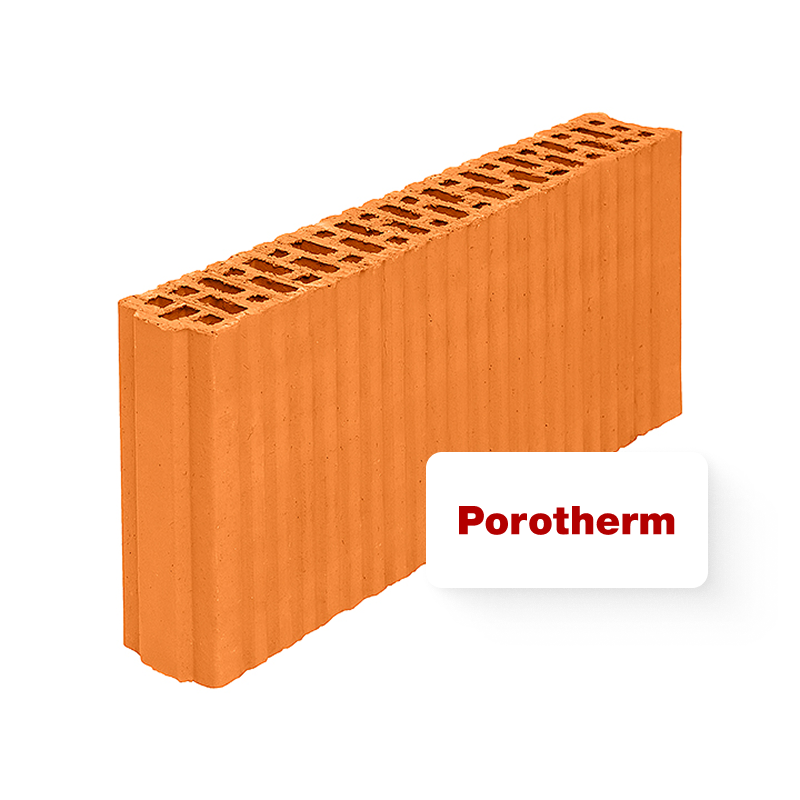 Блок Porotherm 8, 500*80*219 мм, М75