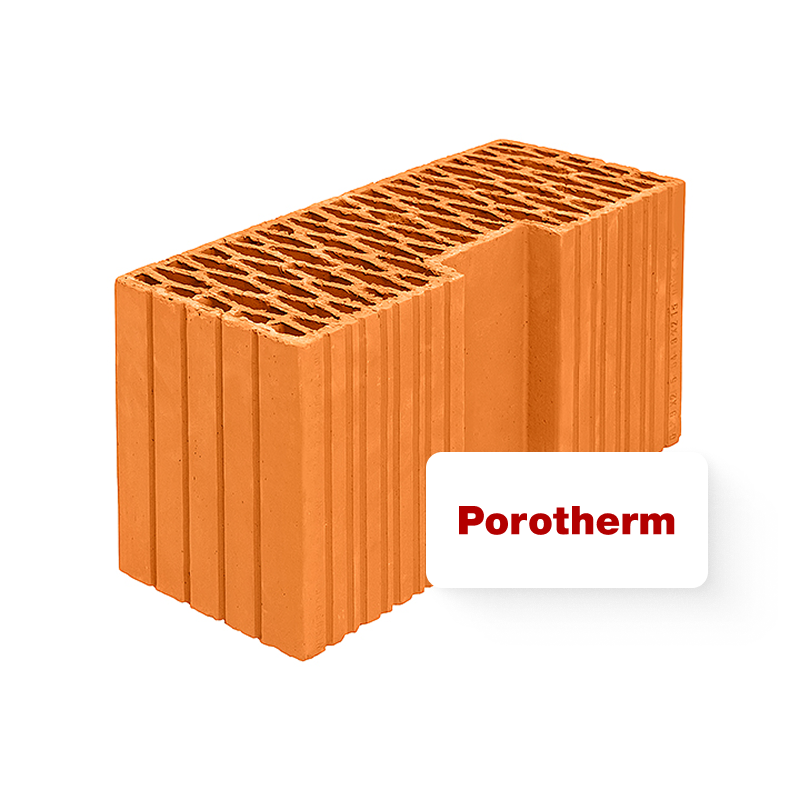 Блок доборный Porotherm 44R, 185*440*219 мм, М100