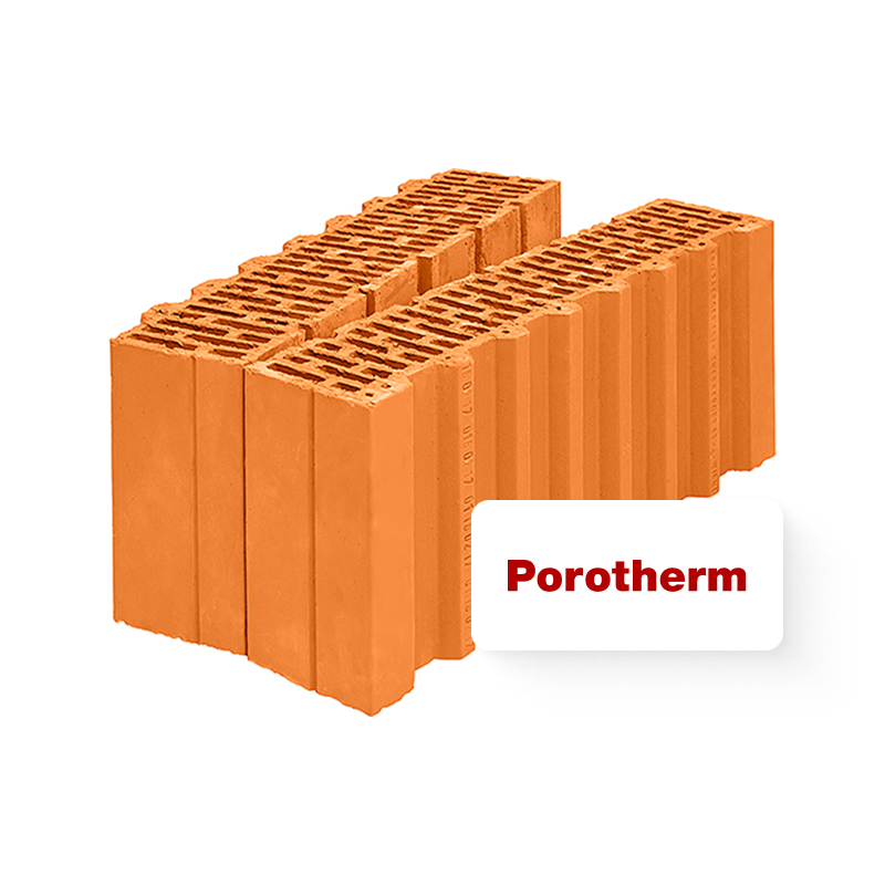 Блок доборный Porotherm 51 1/2, 250*510*219 мм, М100
