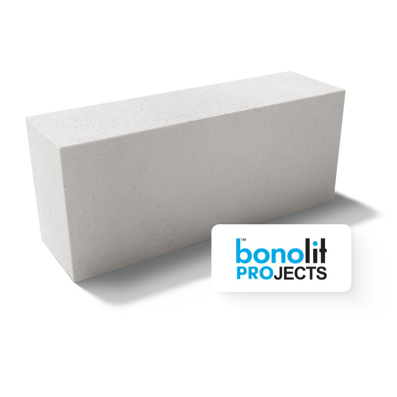  Блок Bonolit Project D400 600*175*200 B2,5 F100 ГОСТ 31360 (Дмитров)