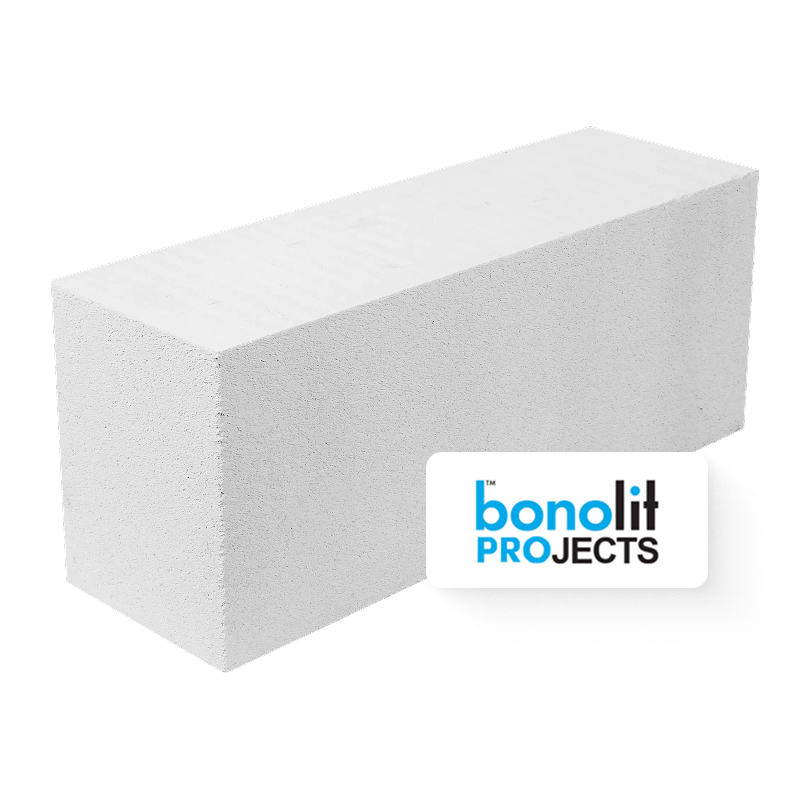  Блок Bonolit Project D400 600*200*350 B2,5 F100 ГОСТ 31360 (Дмитров)