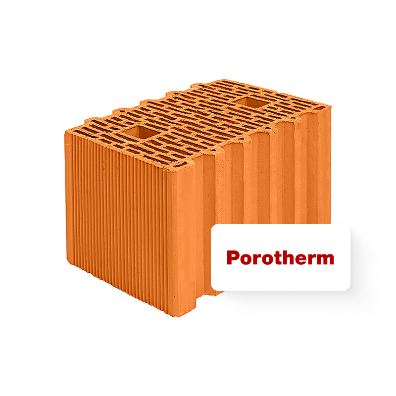  Камень керамический крупноформатный Porotherm 38