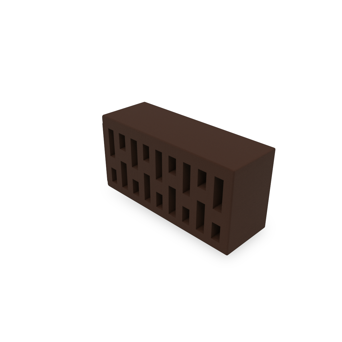  Какао гладкий |  утолщенная стенка |  20 мм | 250*120*88