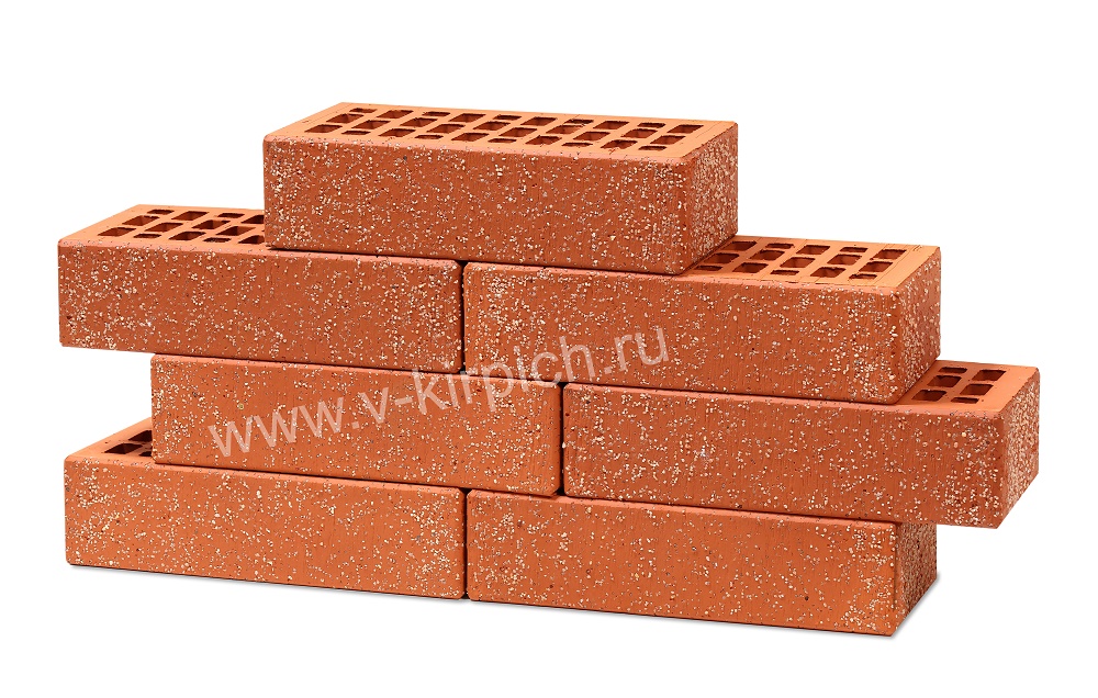Красный кварц | утолщенная стенка 20 мм | 250*120*65 керамический пустотелый