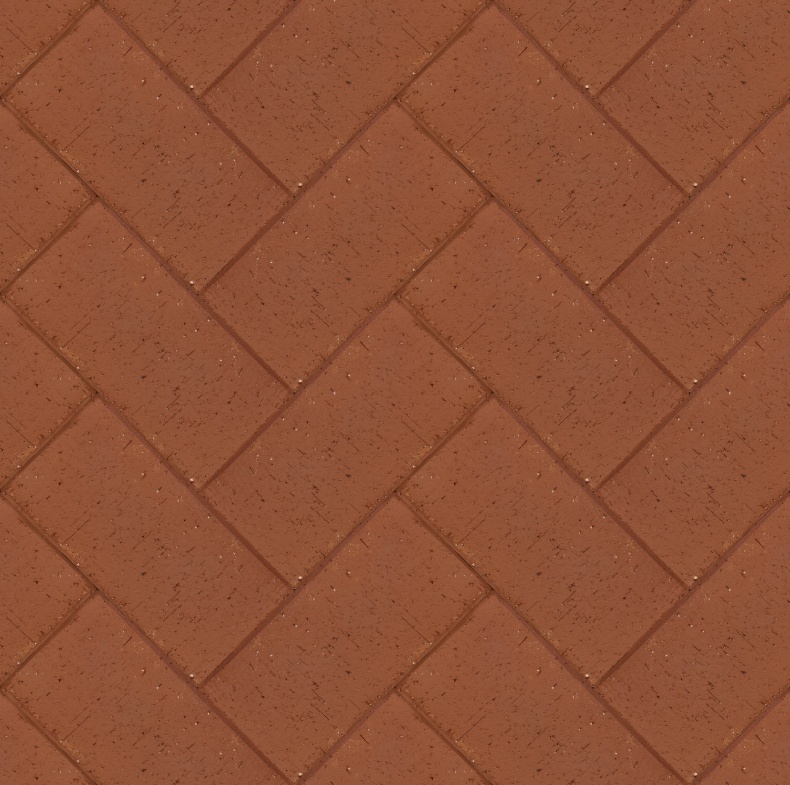 Брусчатка тёмно-красная "Эдинбург" клинкер тротуарный 0,51 NF