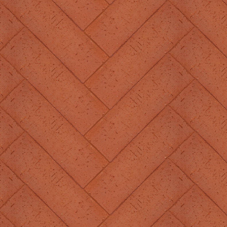 Брусчатка красная Лондон лонг клинкер тротуарный