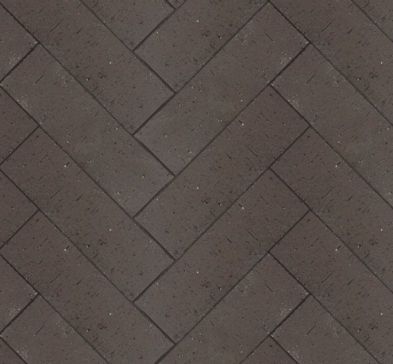 Брусчатка графитовая "Штутгарт" лонг клинкер тротуарный