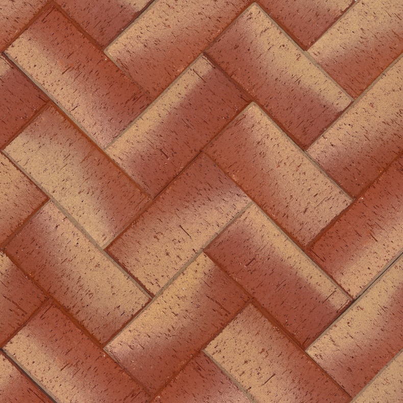 Брусчатка красная "Канны" золото классик клинкер тротуарный 0,51 NF