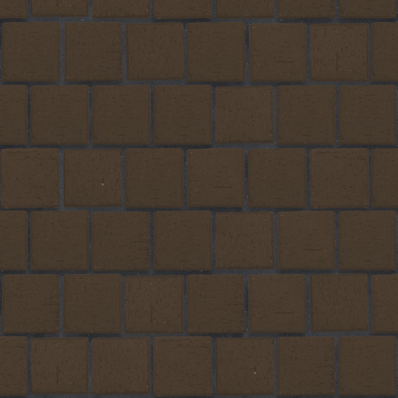 Брусчатка коричневая "Мюнхен" квадро (под распил) клинкер тротуарный