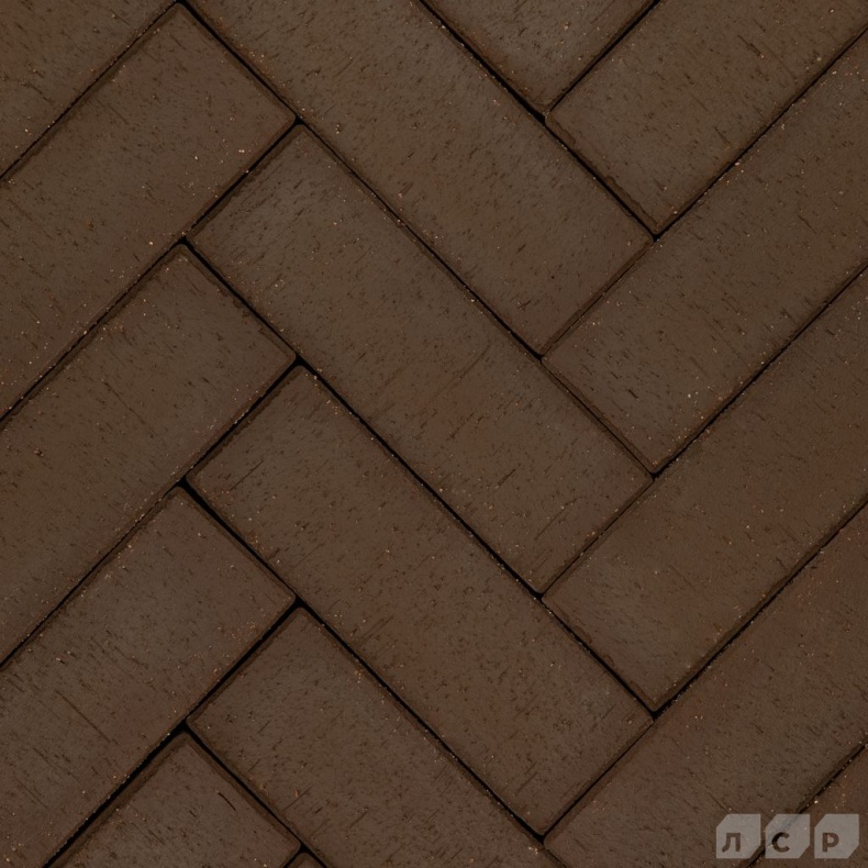 Брусчатка коричневая "Мюнхен" лонг клинкер тротуарный