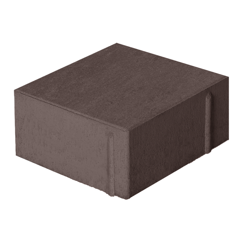  Тротуарная плитка Квадрат Черный 100*100*60