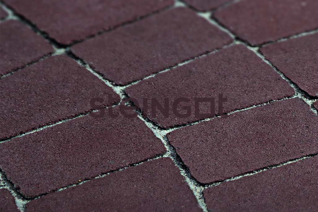  Тротуарная плитка Классика арко Темно-красный набор на м2  t=60