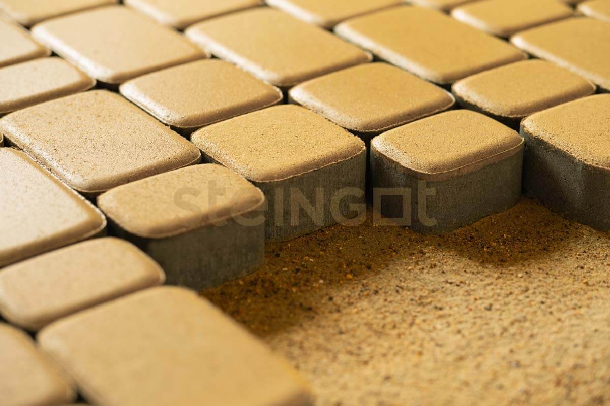  Тротуарная плитка Классика Stein Black набор на м2  t=60