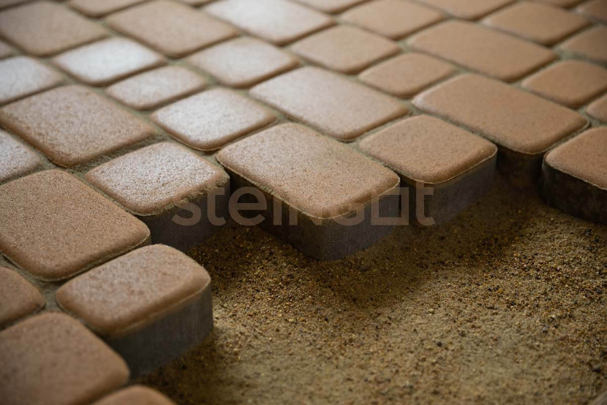  Тротуарная плитка Классика Желтый набор на м2  t=60