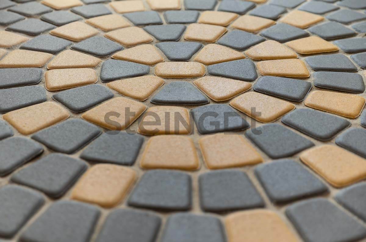  Тротуарная плитка Классика круговая Safari набор на м2  t=60