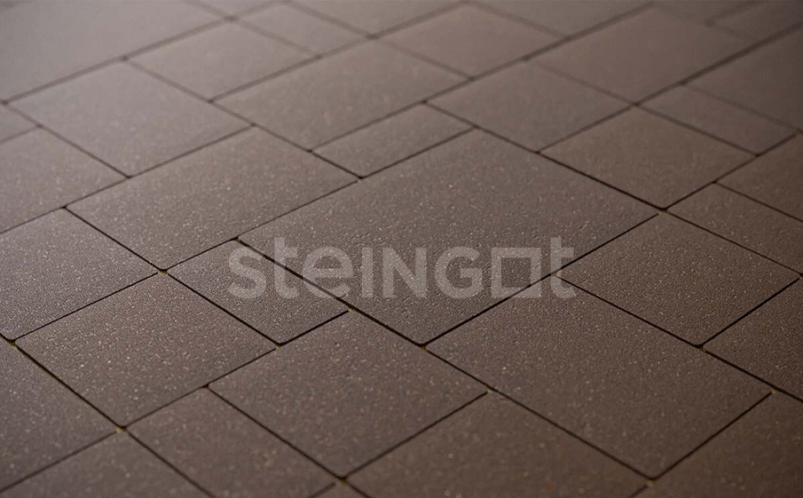  Тротуарная плитка Бавария Черный набор на м2  t=60