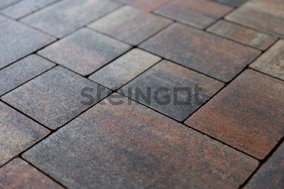  Тротуарная плитка Бавария Stein Silver набор на м2  t=60