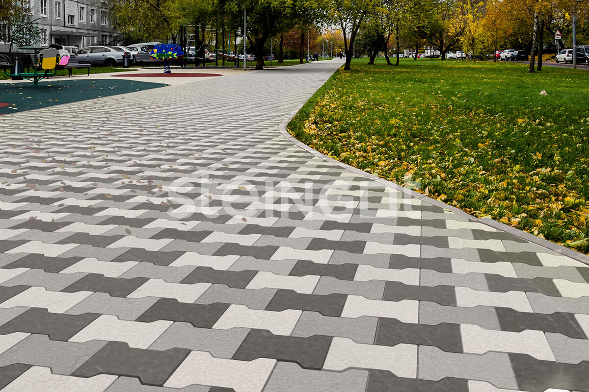  Тротуарная плитка Катушка сити Safari 200*165*80