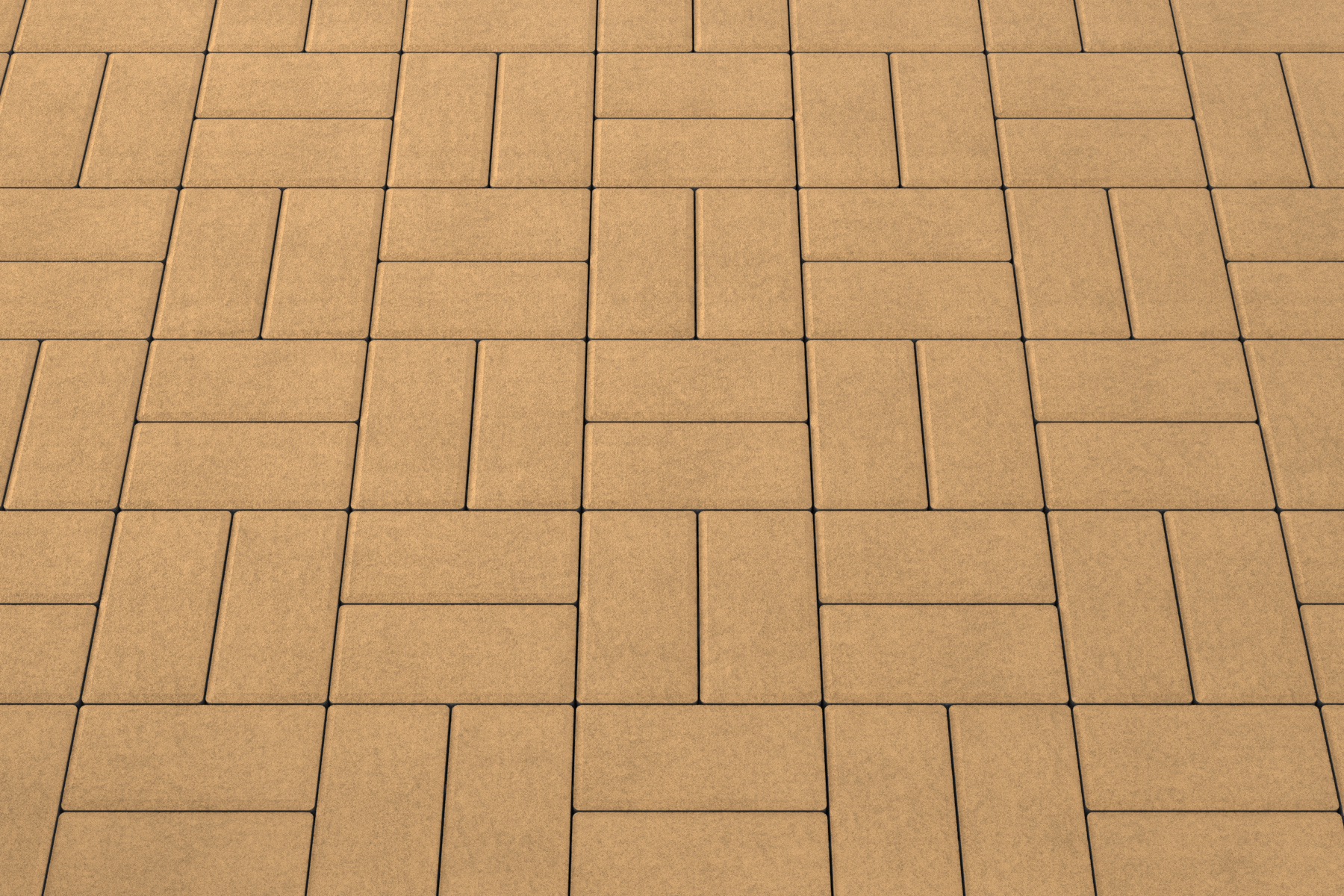 Тротуарная плитка Брусчатка Коричневый 200*100*60