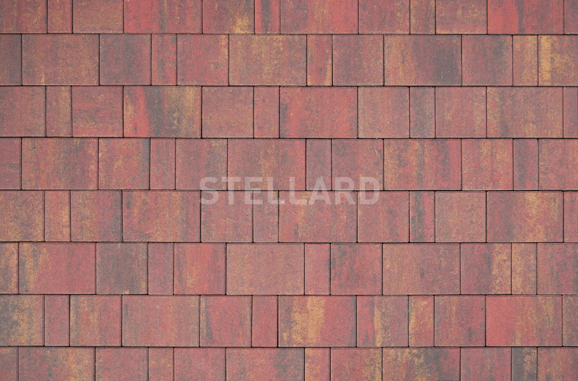 Тротуарная плитка Новый город Каньон набор на м2  t=40