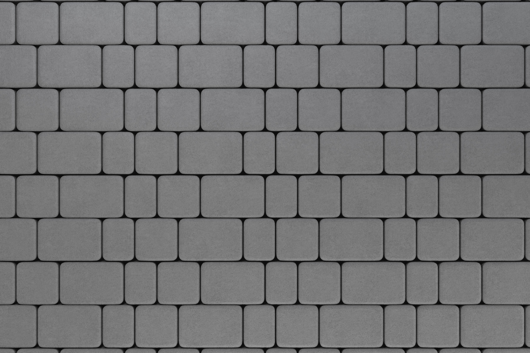 Тротуарная плитка Старый город Белый набор на м2  t=40