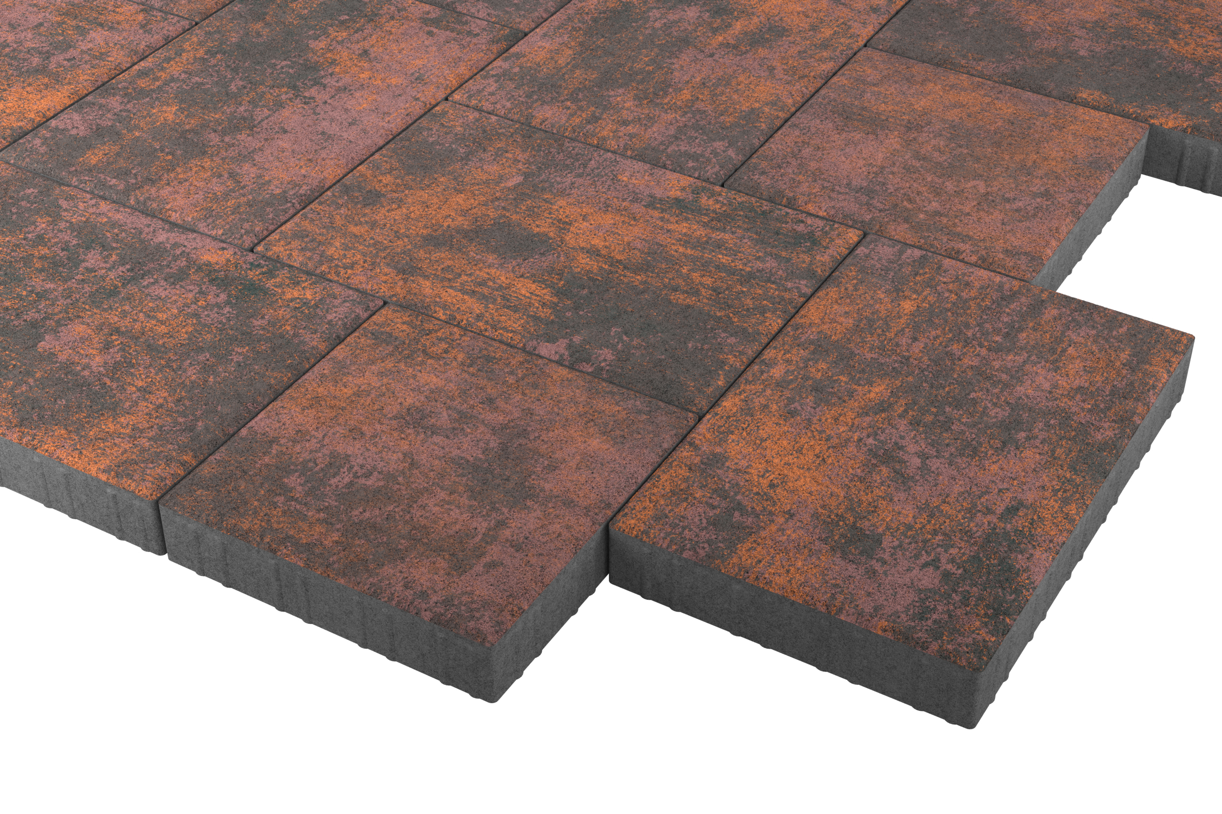 Тротуарная плитка Мозайка Гавана набор на м2  t=60