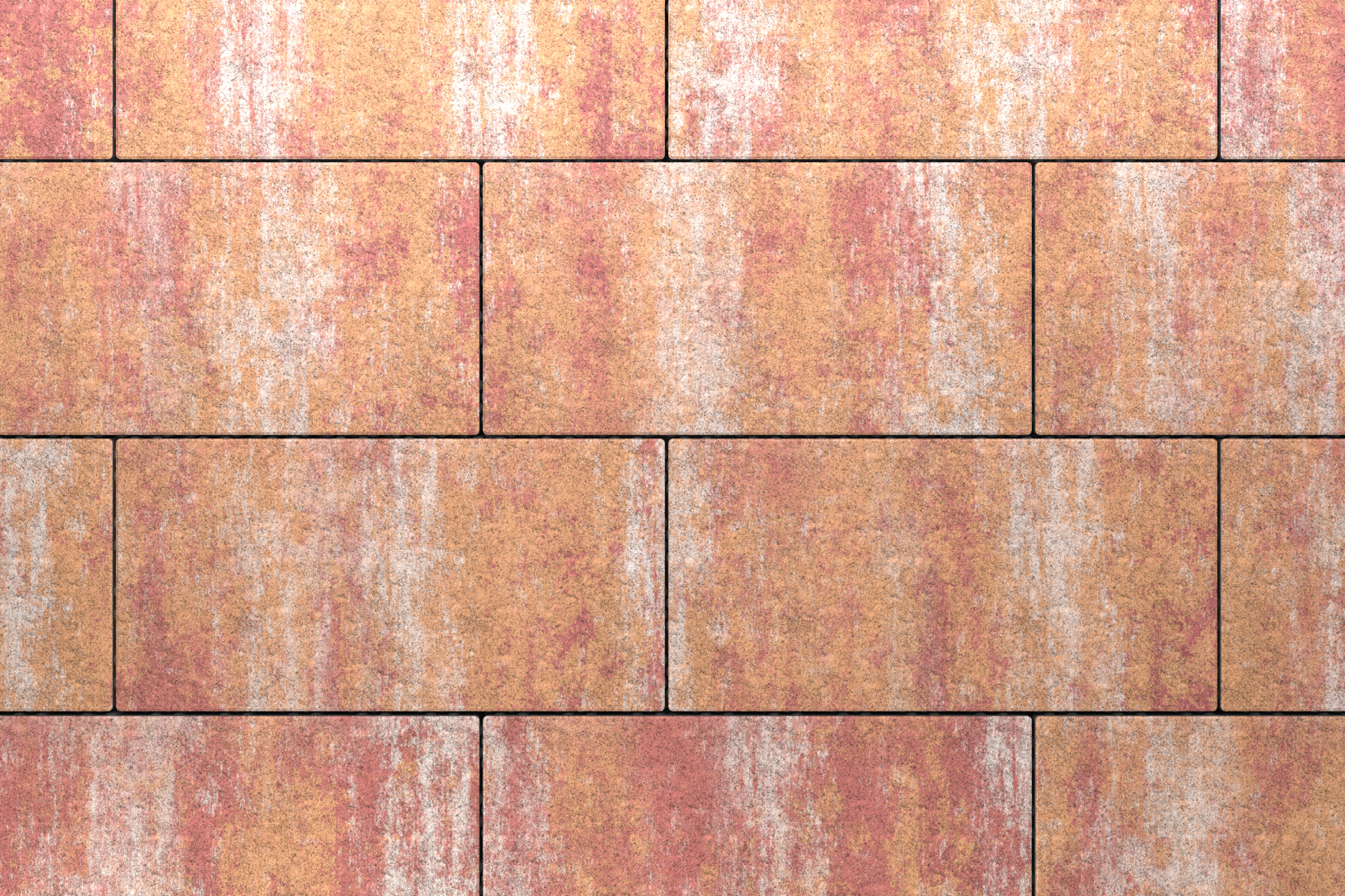 Тротуарная плитка Патио Белый мрамор 600*300*80