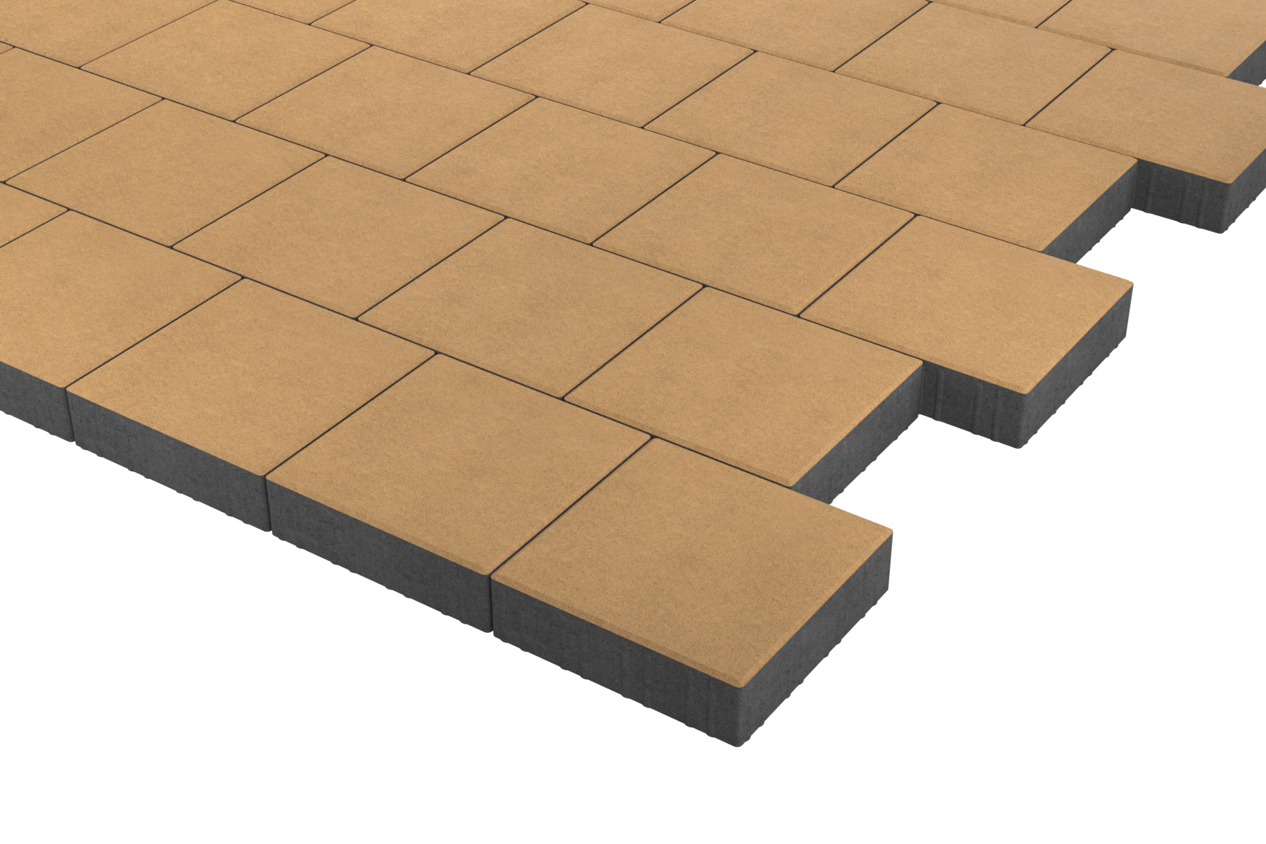 Тротуарная плитка Квадрат Коричневый 300*300*50