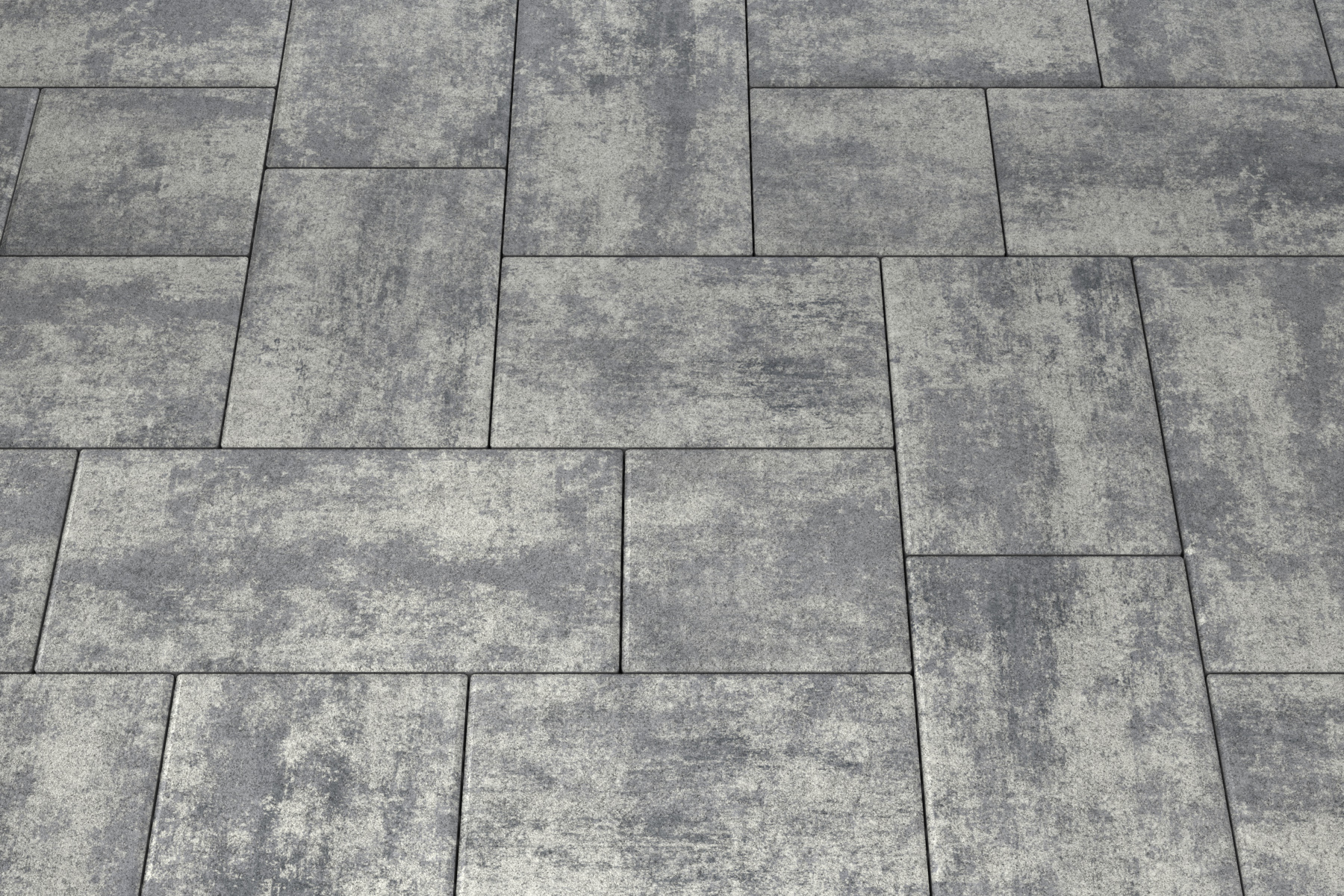 Тротуарная плитка Мозайка Закат набор на м2  t=60