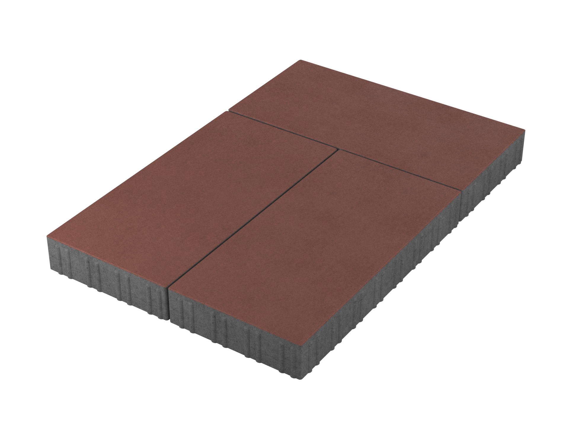 Тротуарная плитка Патио Черный 600*300*80