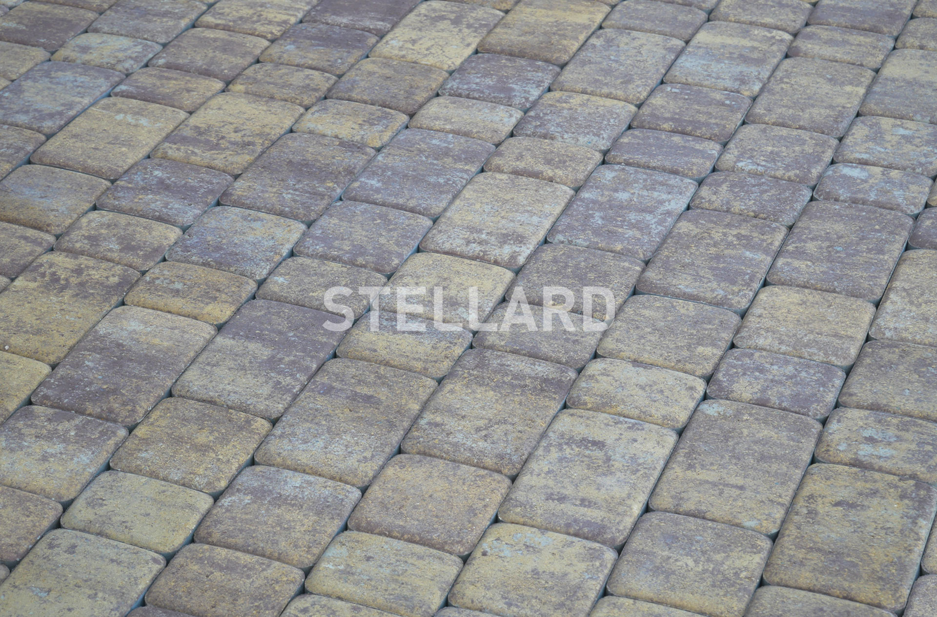 Тротуарная плитка Старый город Голден набор на м2  t=40