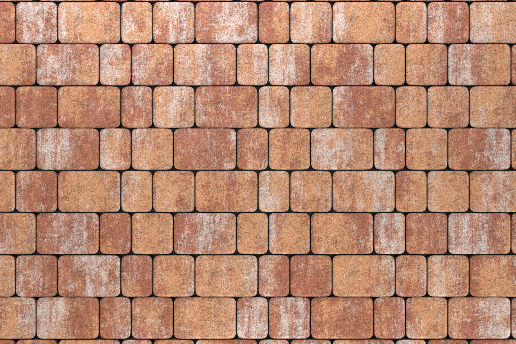 Тротуарная плитка Старый город Грей набор на м2  t=60