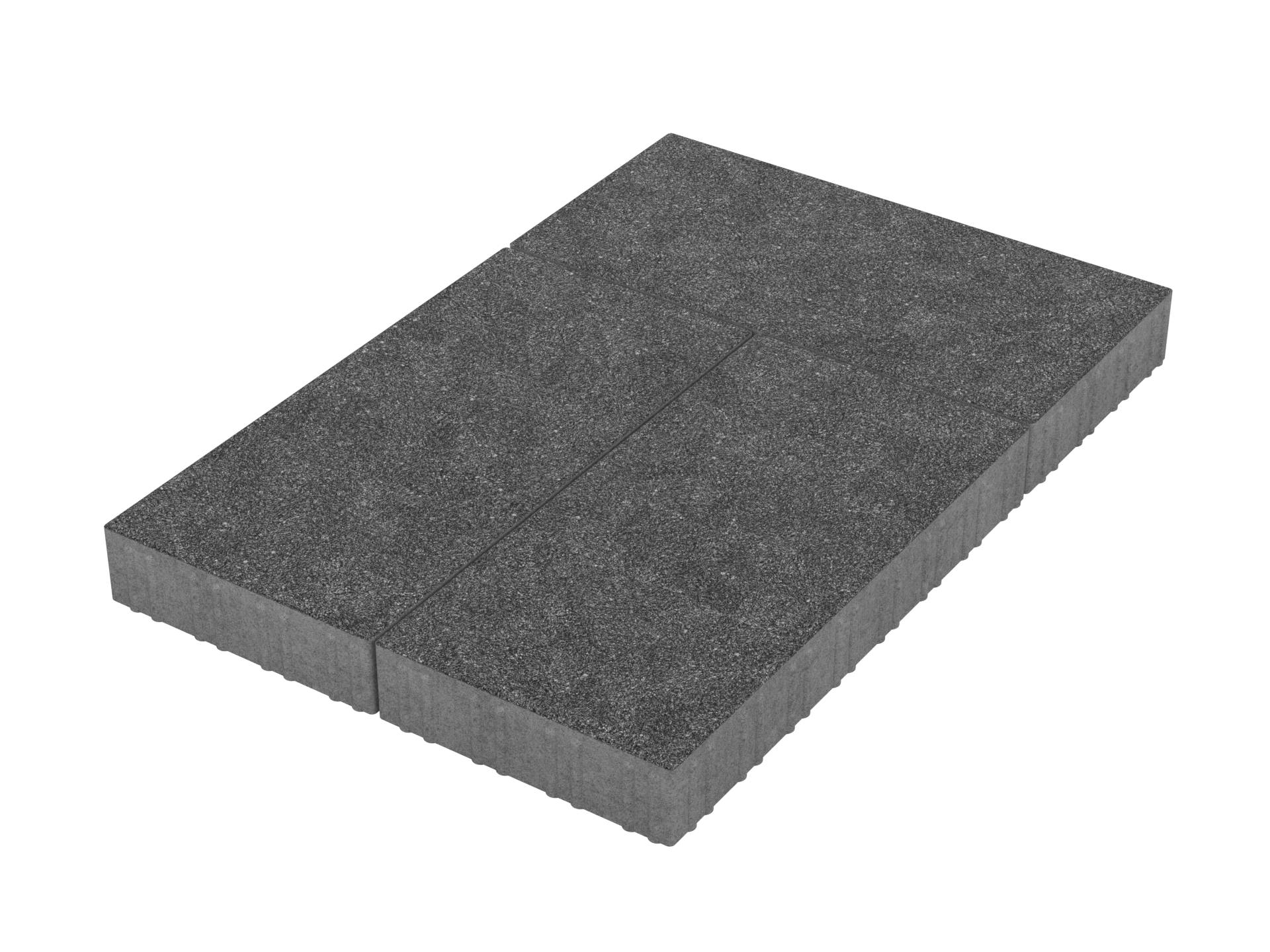 Тротуарная плитка Патио Серый 600*300*80