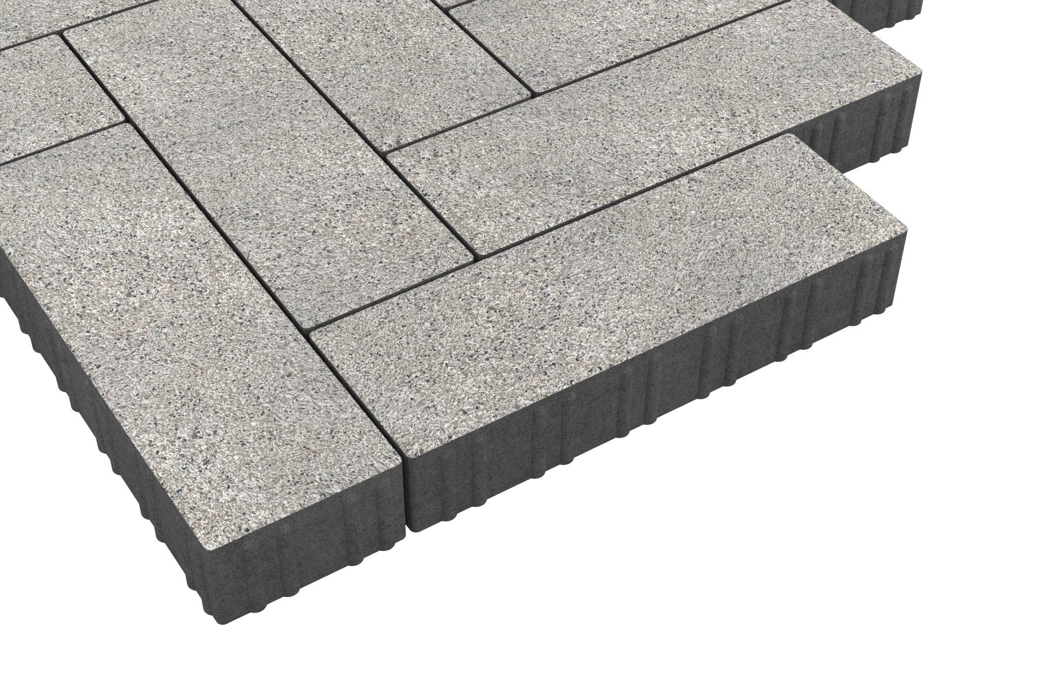 Тротуарная плитка Паркет Китайский гранит 450*150*80