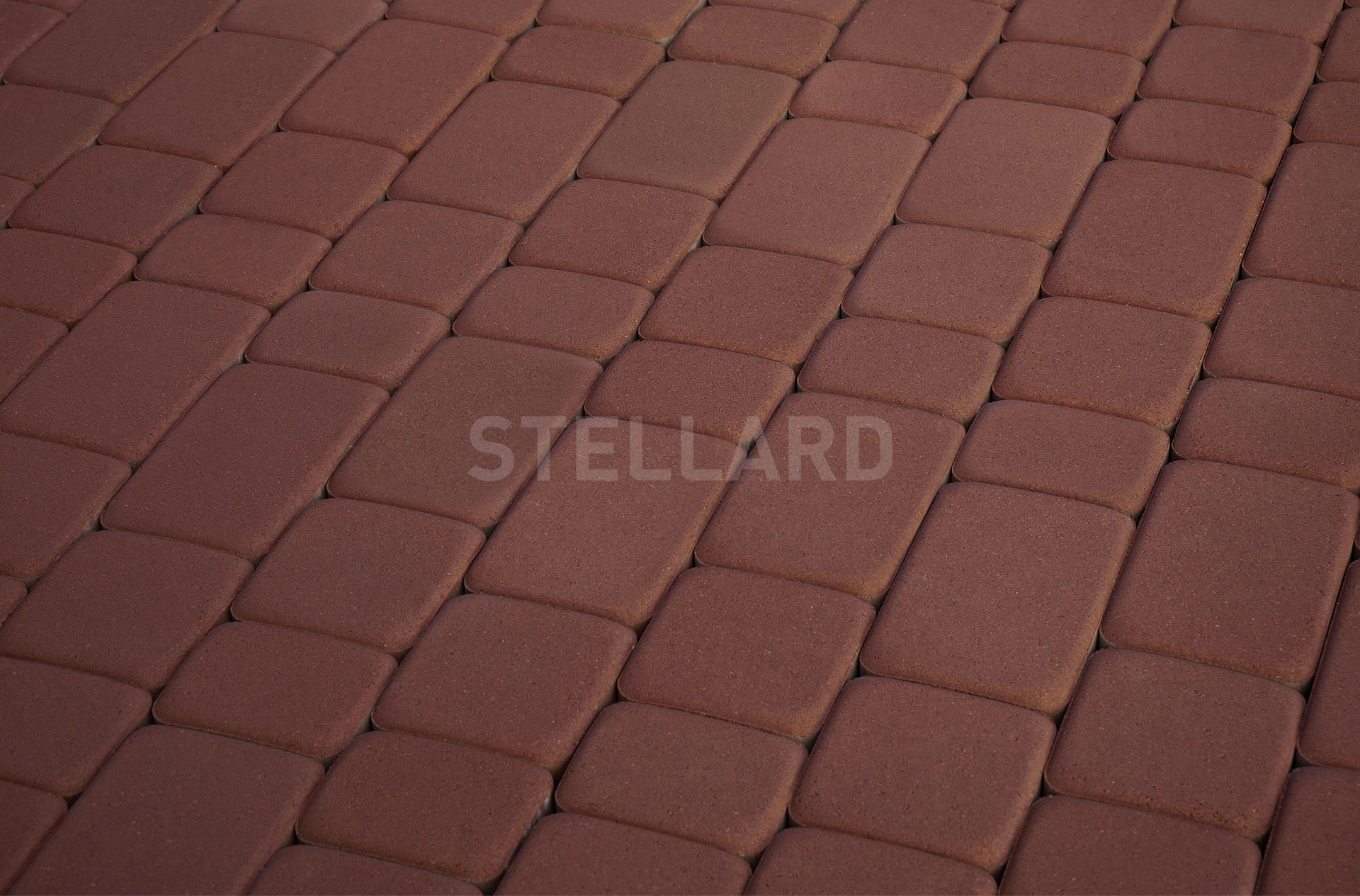 Тротуарная плитка Старый город Черный набор на м2  t=60