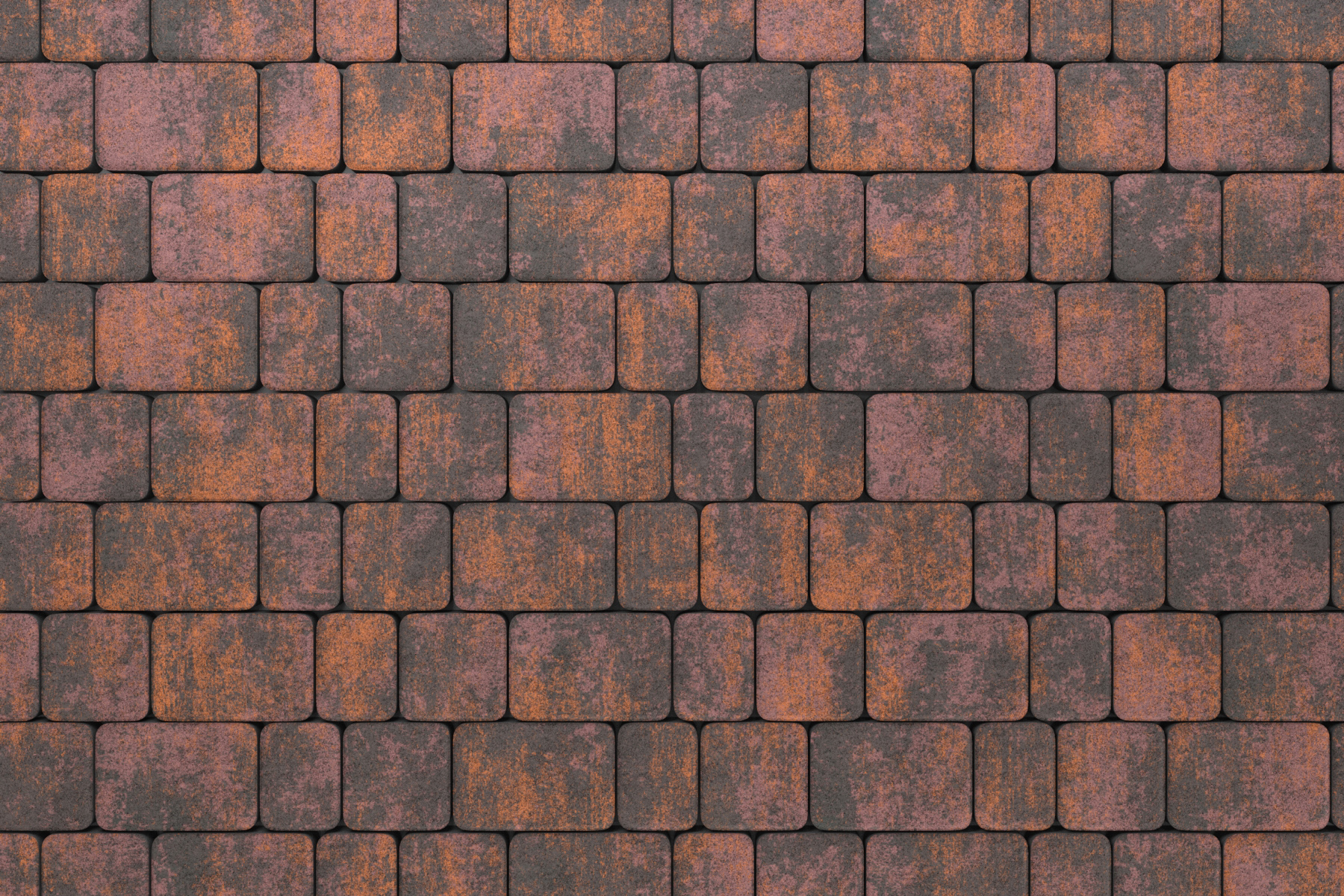 Тротуарная плитка Старый город Гавана набор на м2  t=40