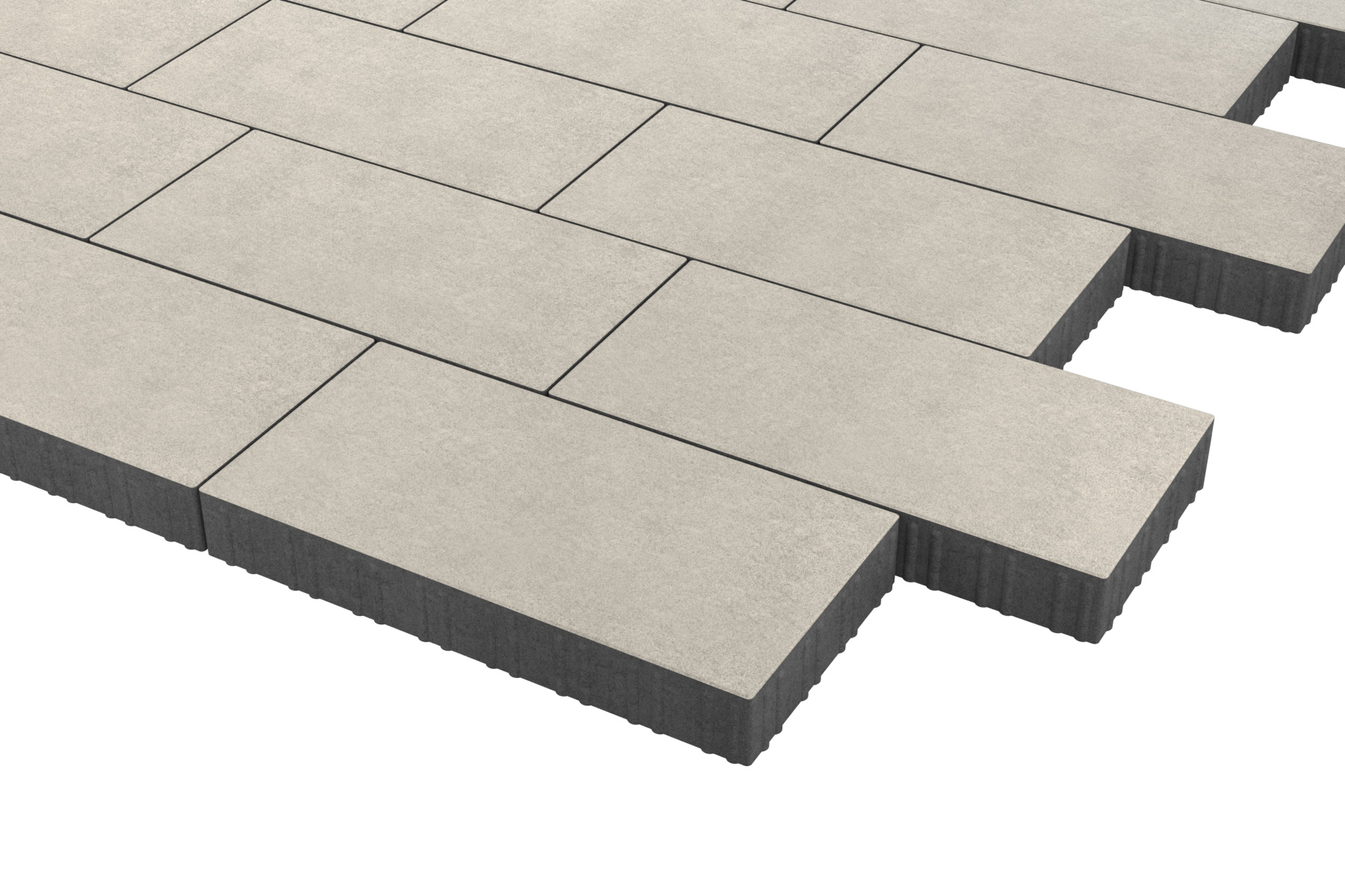 Тротуарная плитка Патио Желтый 600*300*80