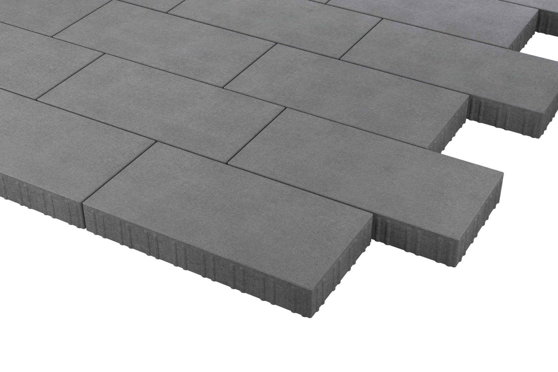 Тротуарная плитка Патио Белый; Желтый; Коричневый; Красный 600*300*80