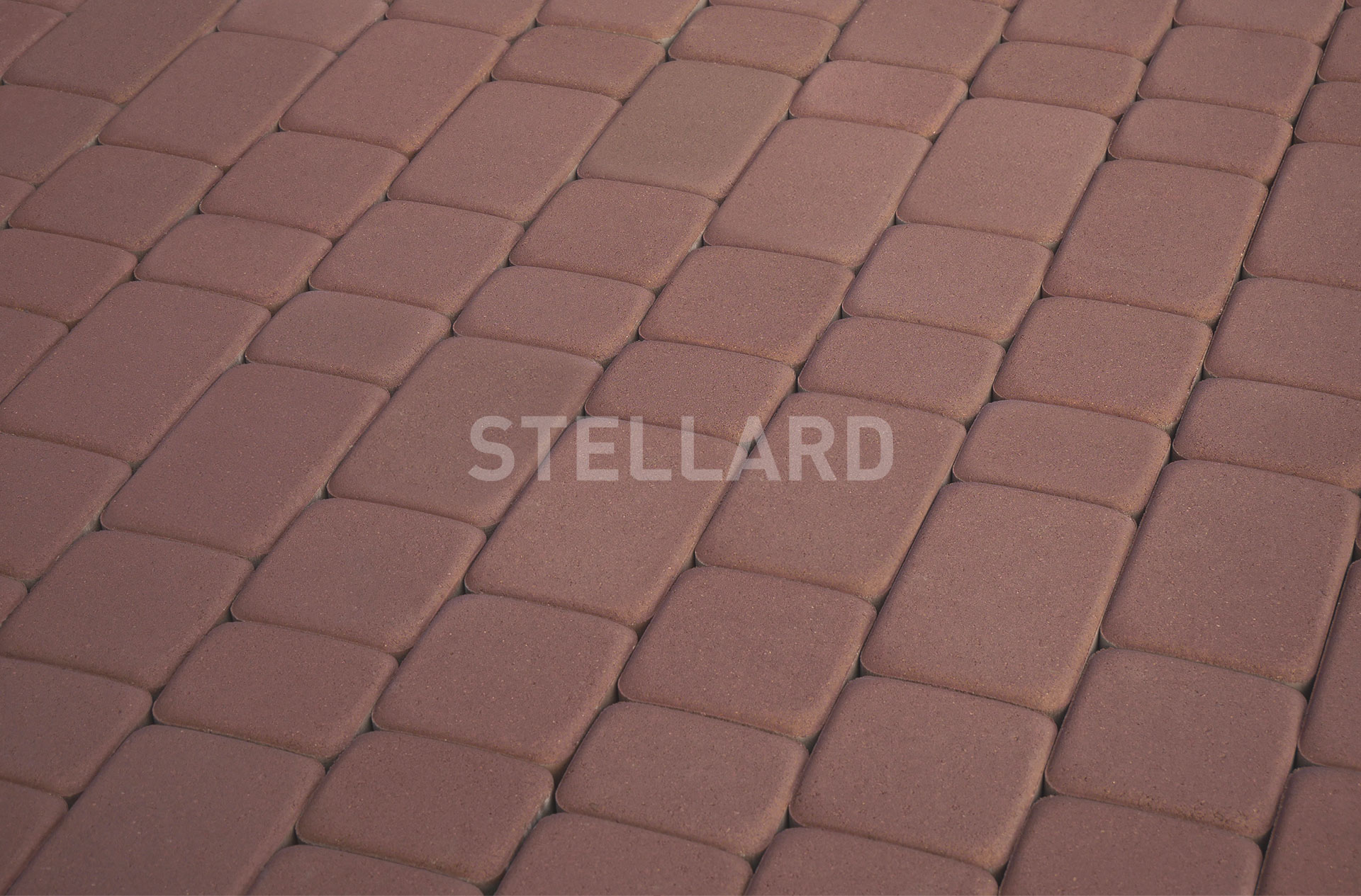 Тротуарная плитка Старый город Красный набор на м2  t=60