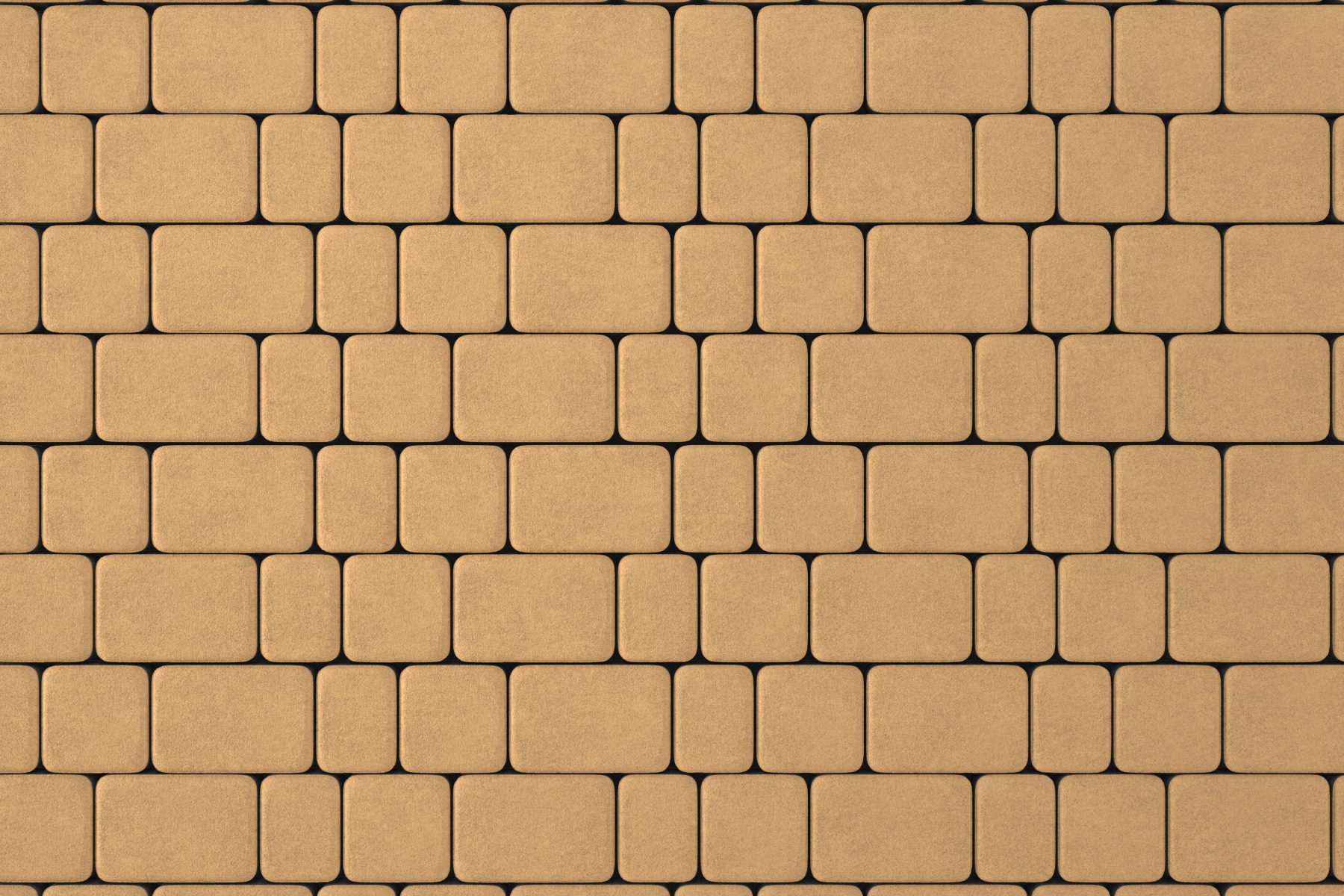 Тротуарная плитка Старый город Коричневый набор на м2  t=40