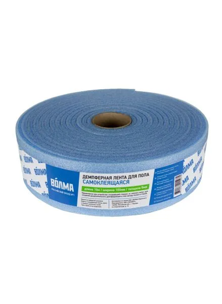 Демпферная лента для пола клей 100х8х10