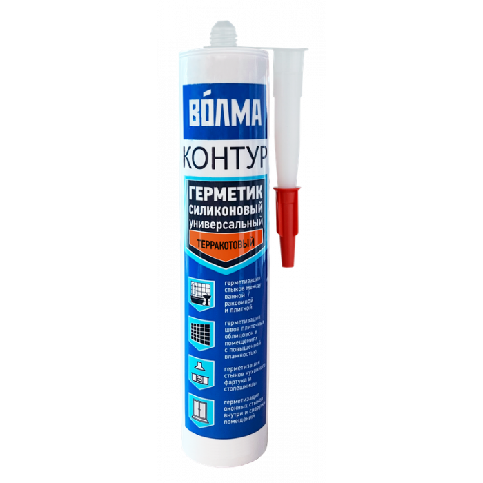 Герметик Контур 290мл терракотовый